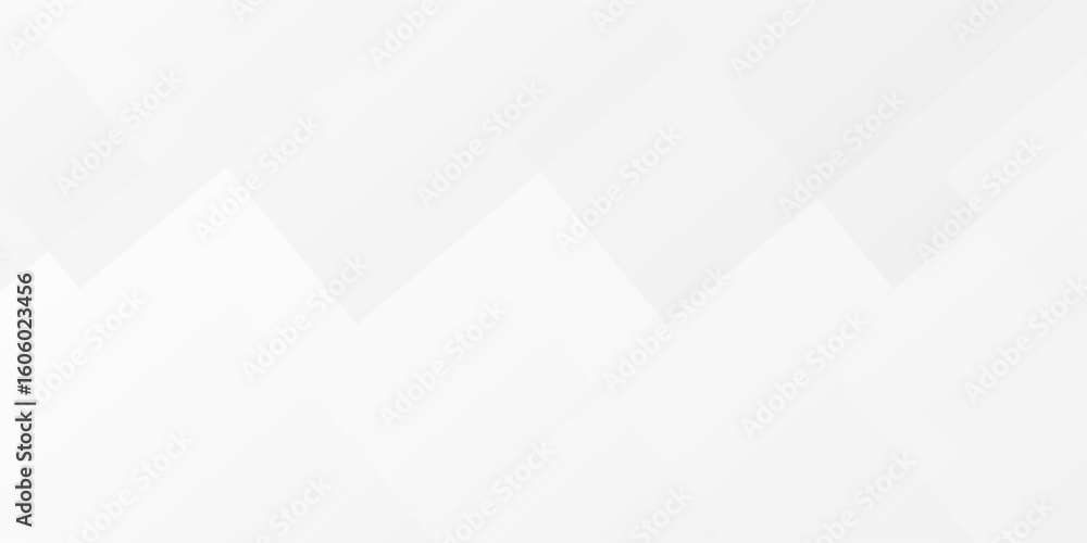 Poster white and gray overlap triangle geometric technology pattern. minimal rectangle randomly arranged wh