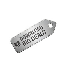 Cyber Monday USB Drive Sale Tag – Tech-Shaped Discount Label PNG