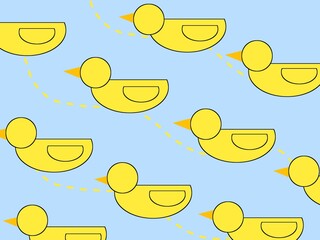 Duck pattern for kids design, kids prouct,fabrics,fashion motif,wallpaper or other 