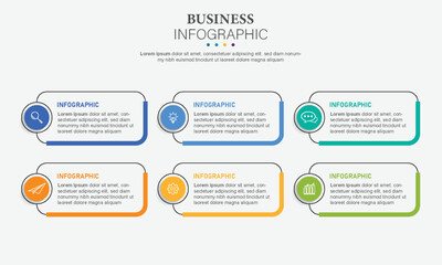 infographic flat template circles for six label, diagram, graph, presentation. Business concept with 6 options. For content, flowchart, steps, timeline, workflow, marketing