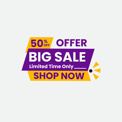 Big sale 50 percent off limited time offer shop now