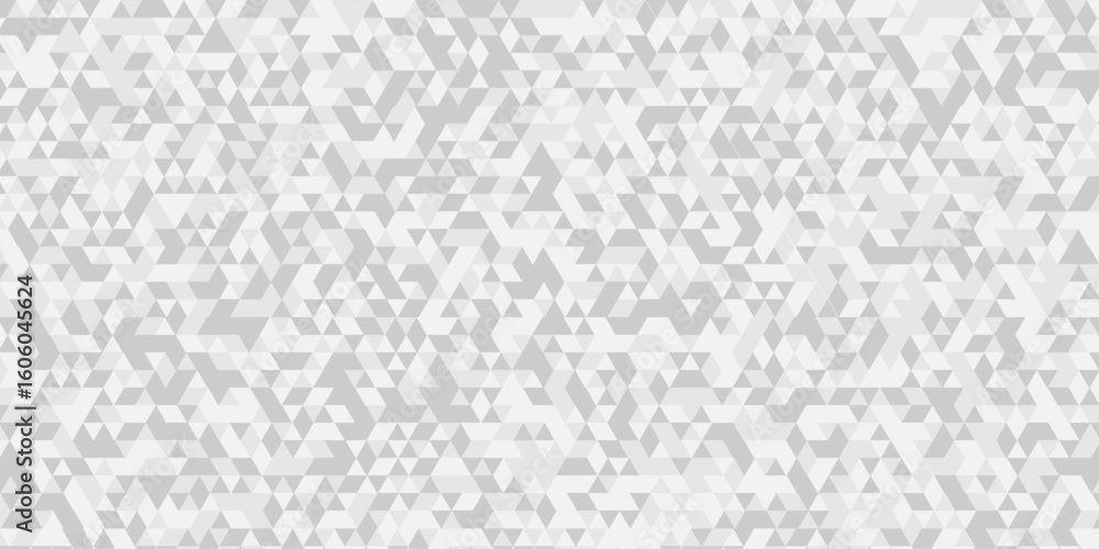 Poster geometric seamless white, gray cube square low polygon texture wallpaper. abstract surface creative 