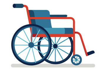 Wheelchair Illustration Mobility Aid Medical Support Disability Assistance Device