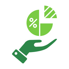 Percentage Icon Green Version