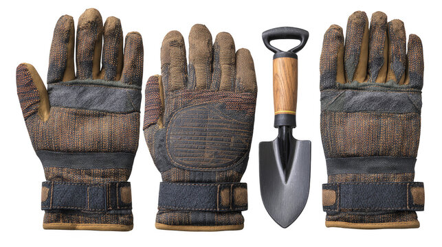 Closeup of gloves and knife, emphasizing safety precision in handling sharp tools.