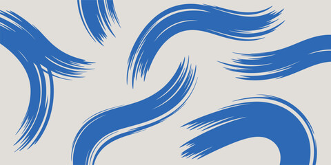 Naklejka premium Minimalist Dog Illustration Simple Vector Design in Black and White