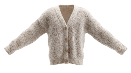Women's cozy grey cardigan sweater, a versatile layering essential for fall, winter, and spring.
