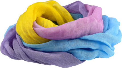 Wrap yourself in warmth and style with this vibrant blue, yellow, purple scarf. perfect for adding a touch of color to any outfit.