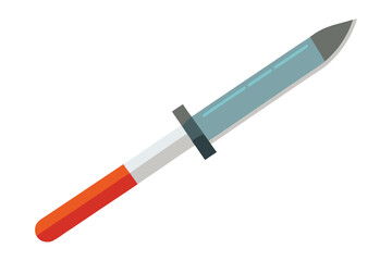 Sharp Dagger Illustration Detailed Design for Games or Infographics A Classic Fantasy Weapon