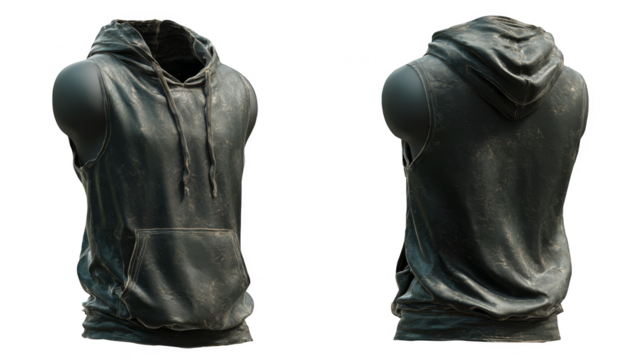 Stylish black hoodie with hood up, perfect for casual wear, urban style, and outdoor activities.