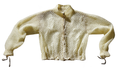 Stylish white jacket with zipper closure, a versatile and modern fashion essential for all seasons.