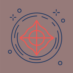 mandala round ornament