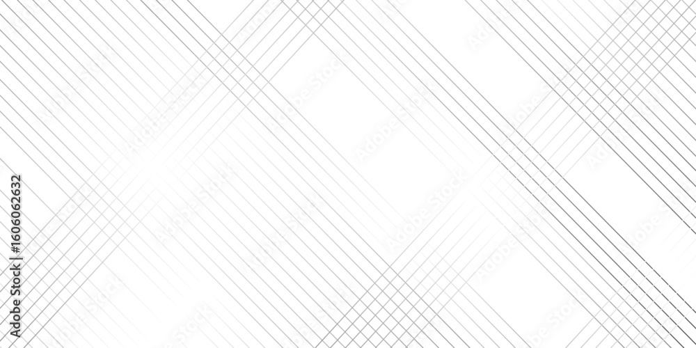 Poster geometric diagonal stripe seamless fabric classic black and white thin gradient line background. dia