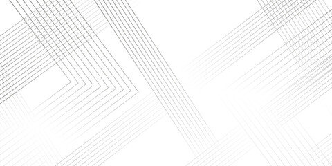 Geometric diagonal stripe seamless fabric classic black and white thin gradient line background. Diagonal stripe oblique, slanting lines gradient abstract art modern geometric vector fabric pattern.	