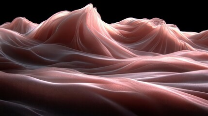 Abstract Fabric Landscape