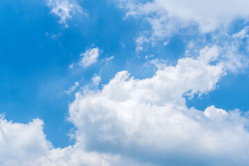 夏の空　夏山から見る青空と雲23