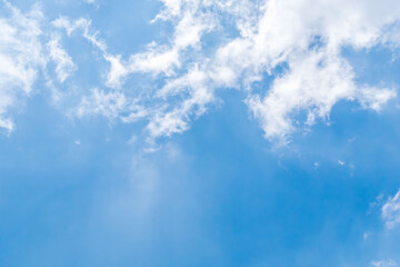 夏の空　夏山から見る青空と雲26