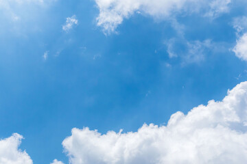 夏の空　夏山から見る青空と雲28