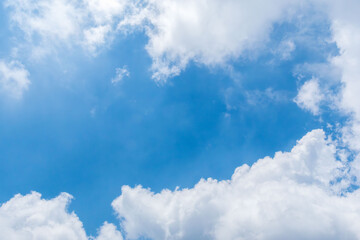 夏の空　夏山から見る青空と雲29