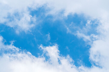 夏の空　夏山から見る青空と雲30