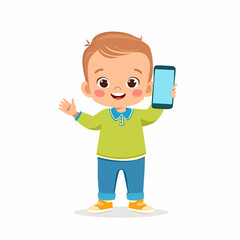 funny cartoon casual man