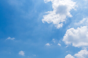 夏の空　夏山から見る青空と雲63
