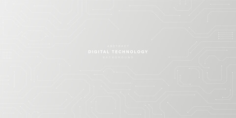 Grey abstract technology background. business technology communication. Hi tech digital connection. high tech. science. modern technology business concept. futuristic background. vector illustration