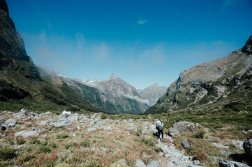 View from Milford Track, Fiordland National Park, New Zealand
