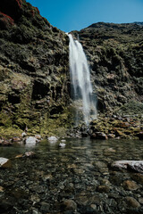 Sutherland Falls on Milford Track, Fiordland National Park, New Zealand