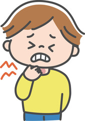 子どもの体調不良　咽頭炎・喉痛