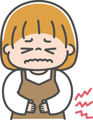 子どもの体調不良　腹痛