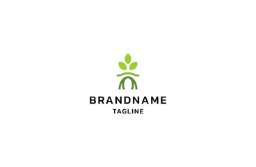 Mangrove tree logo design vector