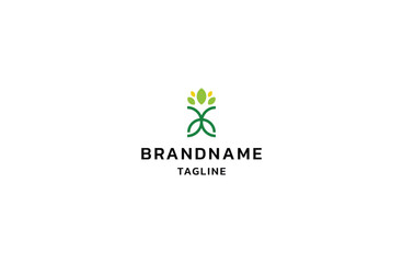 Nature Tree logo design vector template
