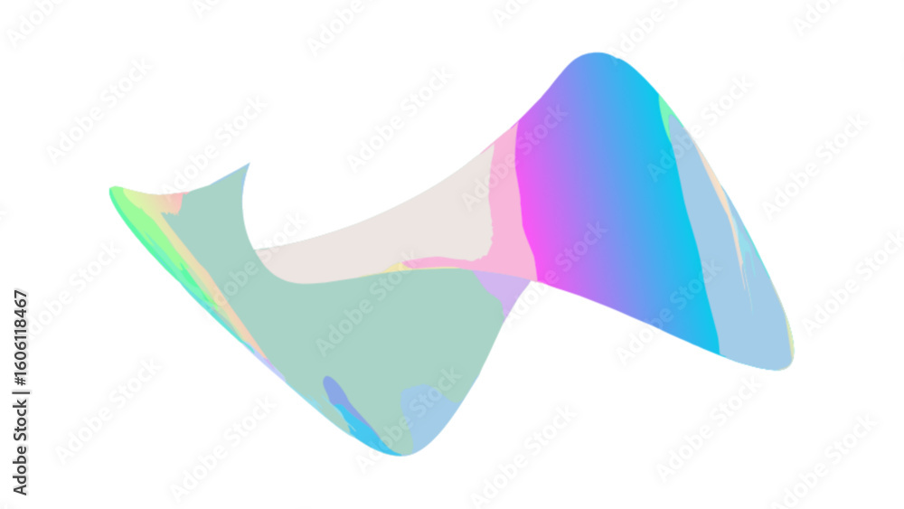 Aufkleber abstract gradient wave background design for modern digital art and creative graphic design projects
