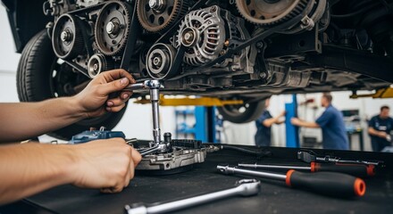 Fototapeta premium A luxurious modern white villa with multiple levels nestled into a lush, green tropical hillside forest.