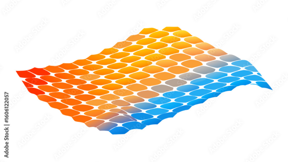 Poster abstract gradient honeycomb pattern background design for creative projects and presentations use, m