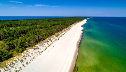 Coastal Beach Aerial View