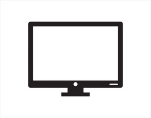 Fototapeta premium computer monitor isolated on white