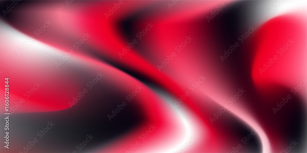 Poster abstract liquid gradient background. black and red fluid color gradient. design template for ads, ba