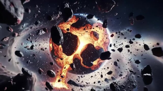 Cosmic Catastrophe: Planet's Fiery Demise
