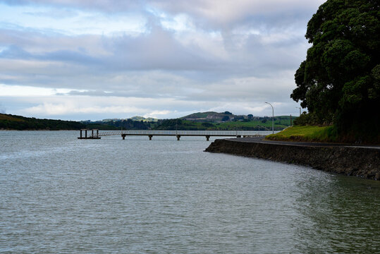 Cloudy morning around the warf in Whangarei, New Zealand.