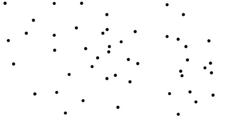 Polka dot background. Seamless pattern. Random dots. Design for fabric, wrapping paper, book covers, wallpaper, etc. Repeating pattern with chaotic dots.