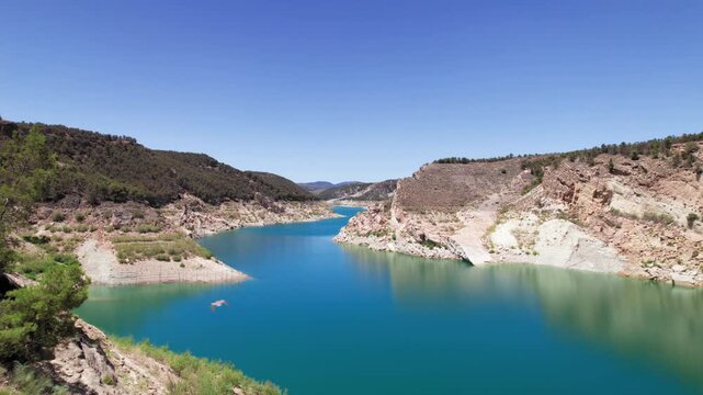 Francisco Abellan reservoir on the Fardes River, Granada, Spain