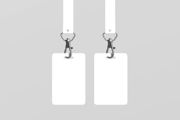 ID Card Blank Mockup