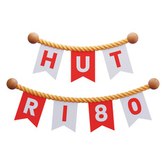 Hut Rio Festoon Banner