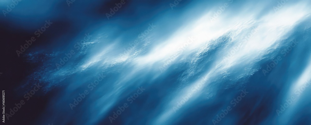 Aufkleber abstract blue swirls background with dynamic light and shadow playful texture