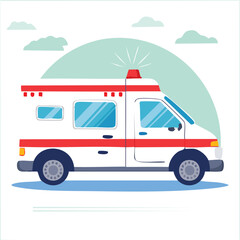 ambulance vector illustration