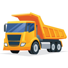 dump truck vector illustration