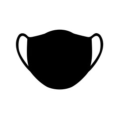 medical mask icon, face mask, surgical protective mask vector