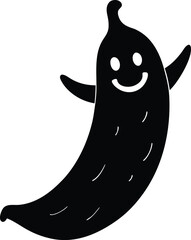  Smiling Pickle Halloween Character